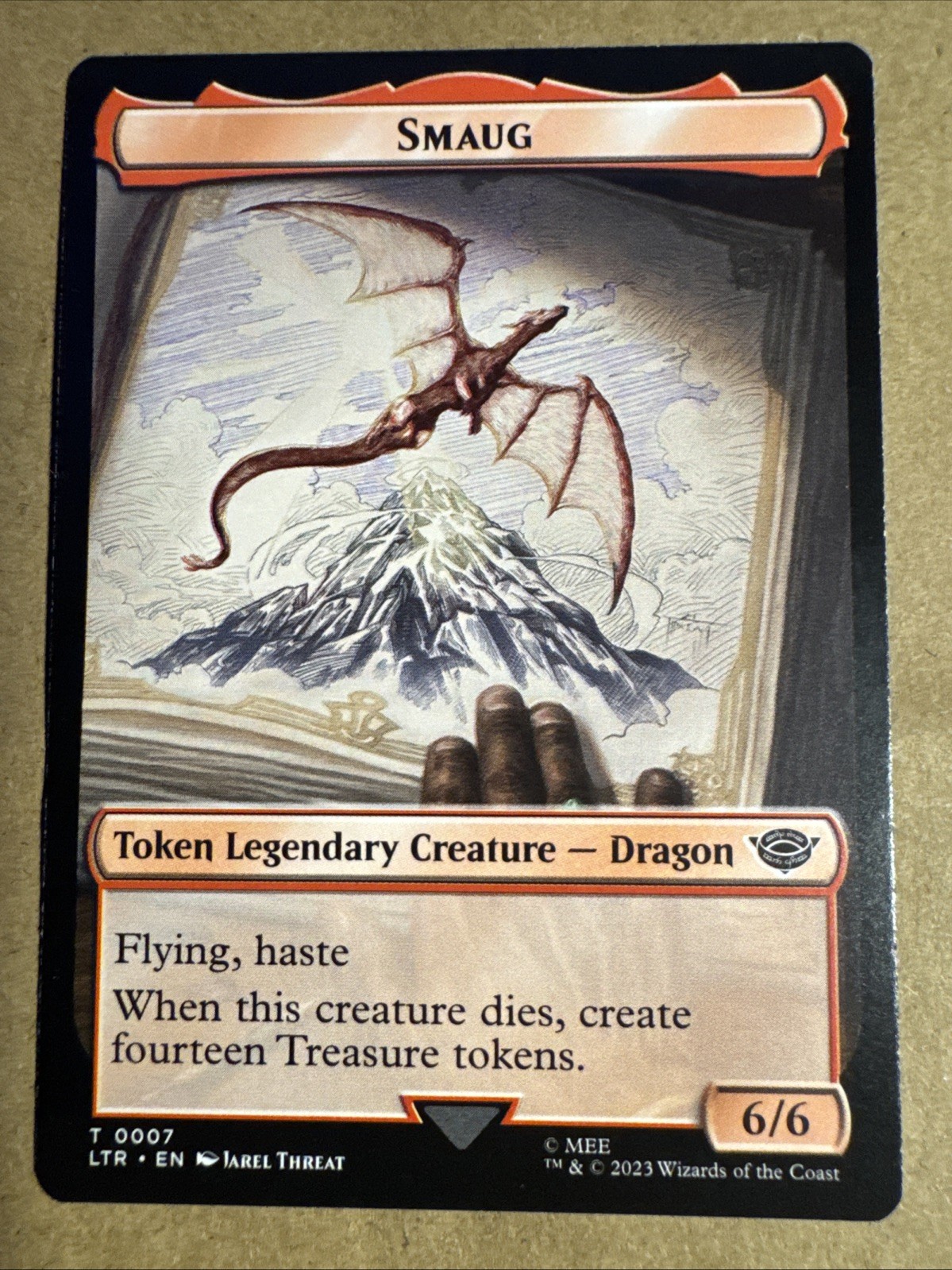 Smaug Token Universes Beyond: the Lord of the Rings: Tales of Middle-Earth...