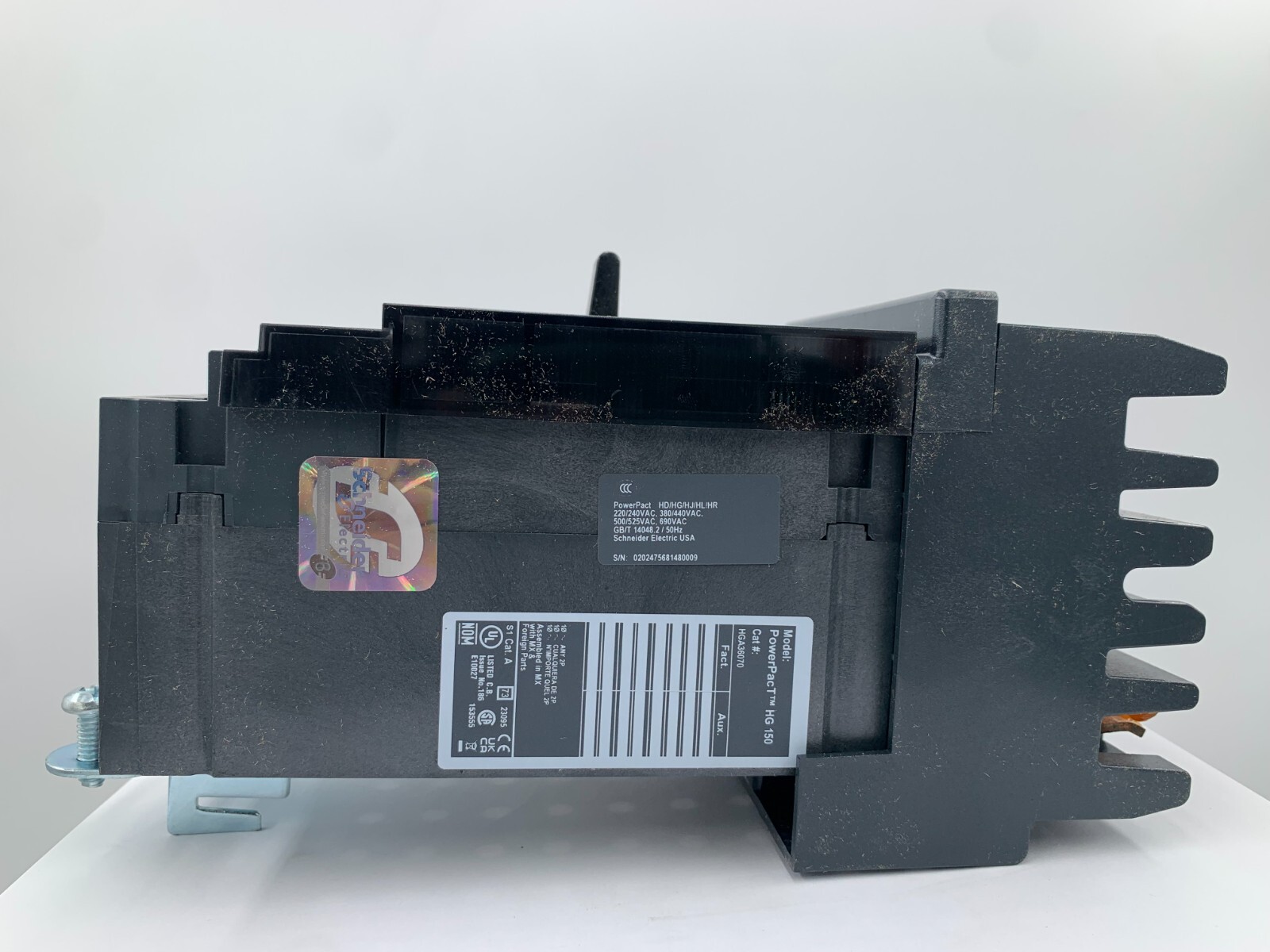 NEW - SQUARE D - HGA36070 - 70A, 600V, 3- Pole, PowerPact CIRCUIT BREAKER