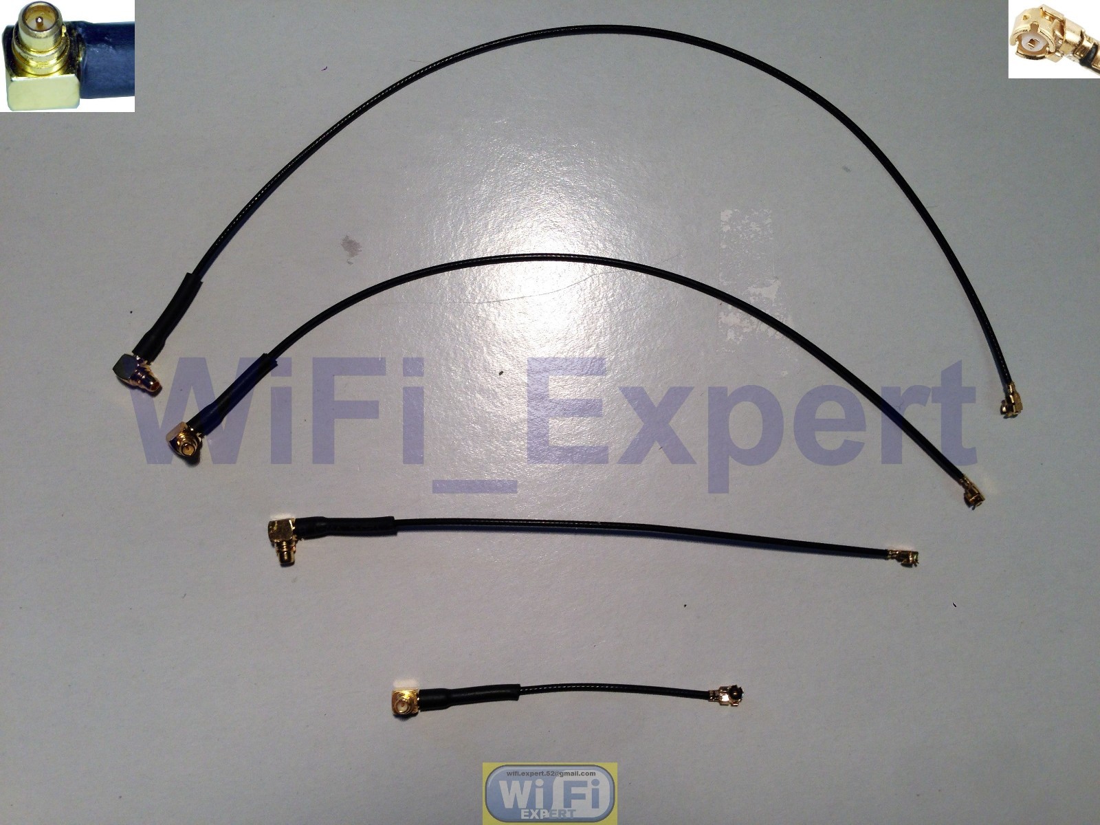 2-8in 1.13MM MMCX Male Right Angle U.FL IPX Pigtail Cable WIFI Wireless LOW LOSS