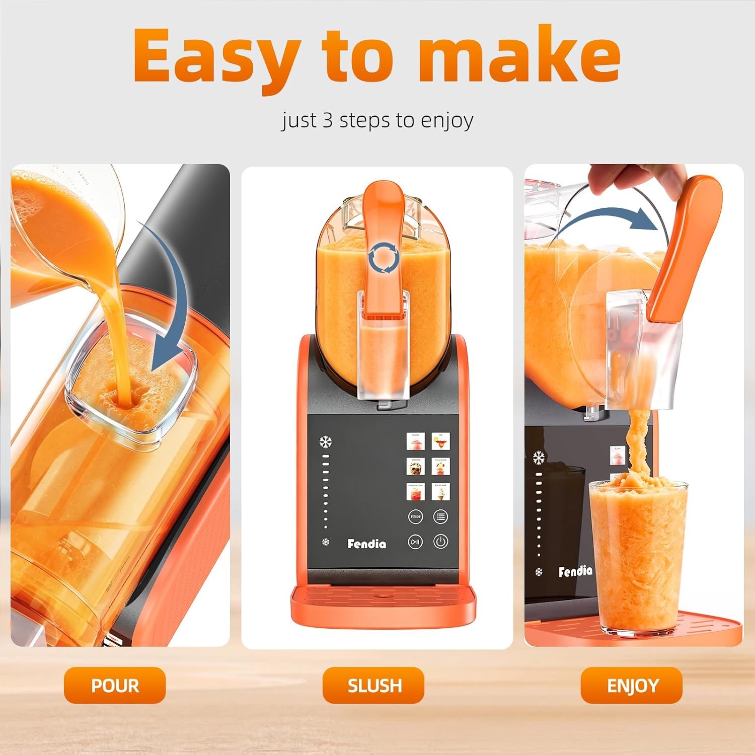 95oz Slushie Machine 6 Presets Party