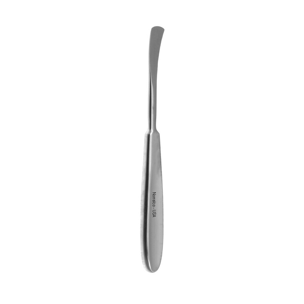 Cushing Periosteal Elevator, 7.1/2", Curved, Sharp Tip, 15 mm