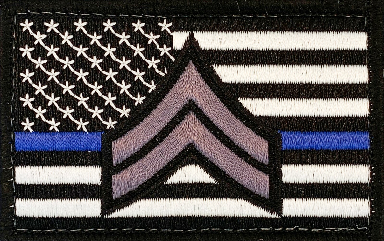 Thin Blue Line Corporal Patch