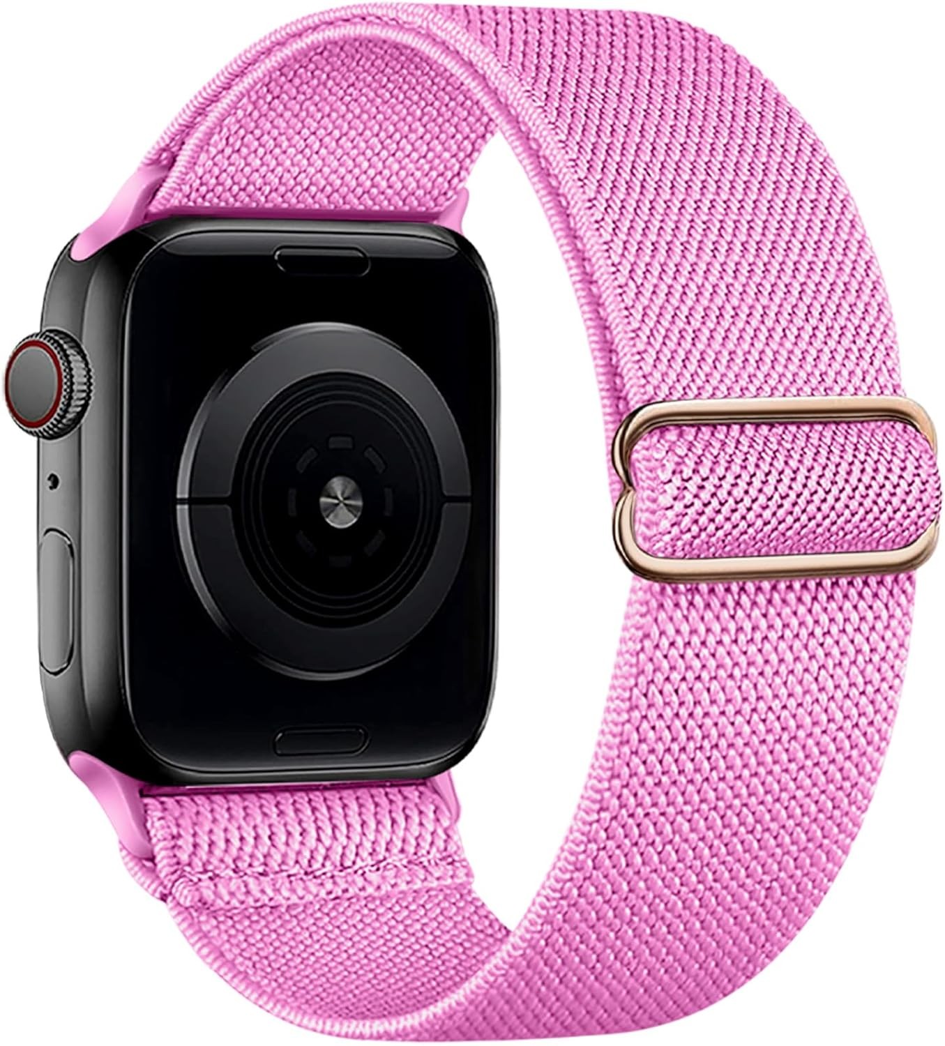 Stretchy Nylon Strap Compatible with Apple Watch Series 11 46mm 45mm 44mm
