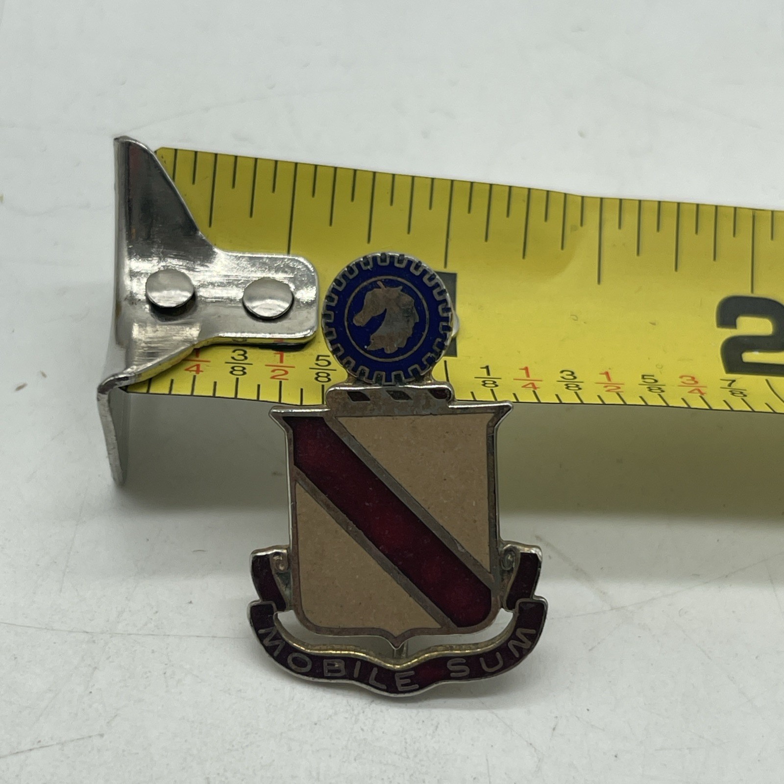 U.S. Military 2nd Support Battalion Crest DUI DI Insignia Pin Clutch MOBILE SUM