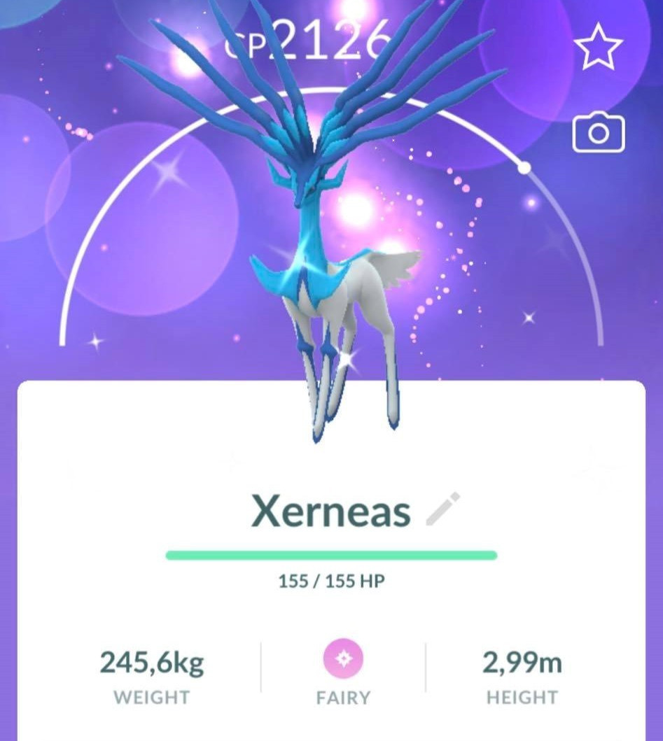 ✨ Shiny Xerneas ✨ -  P T C - 80k stardust  - Description