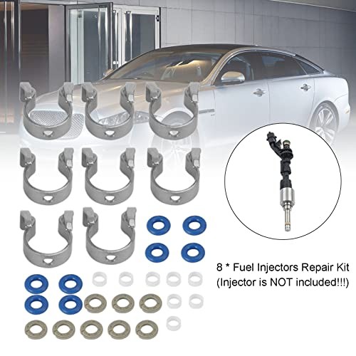 8PCS Fuel Injectors Repair Seal Kit Fit for Jaguar 5.0L V8 and for Range Rover