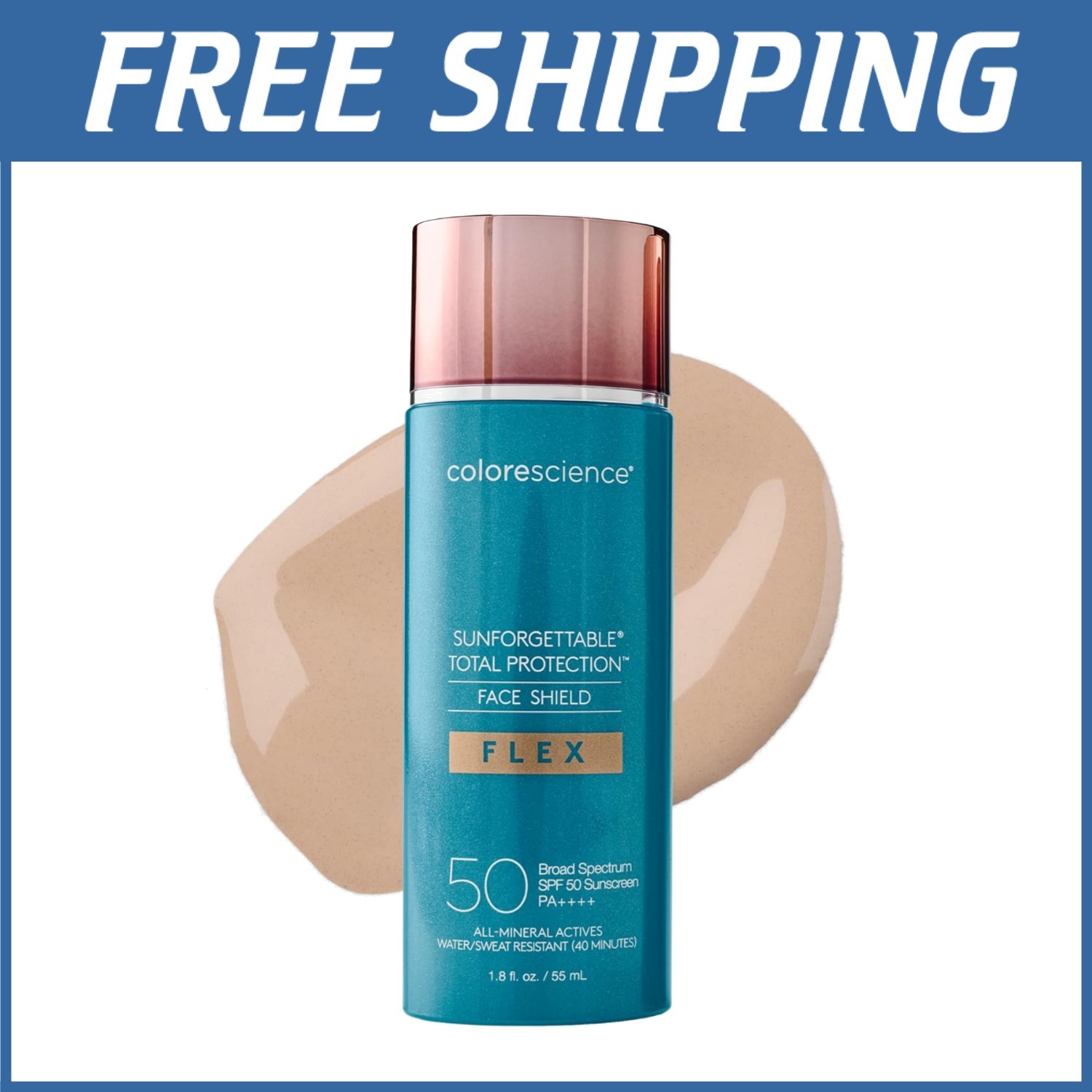 Total Protection Face Shield Flex SPF 50, 1.8 fl. oz.