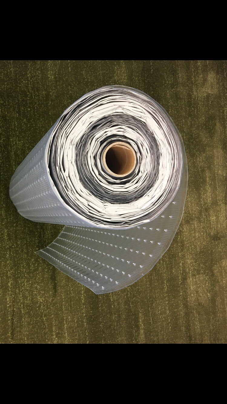Clear Plastic Runner Rug Carpet Protector Mat Ribbed Multi - Grip.(27in X 15FT)