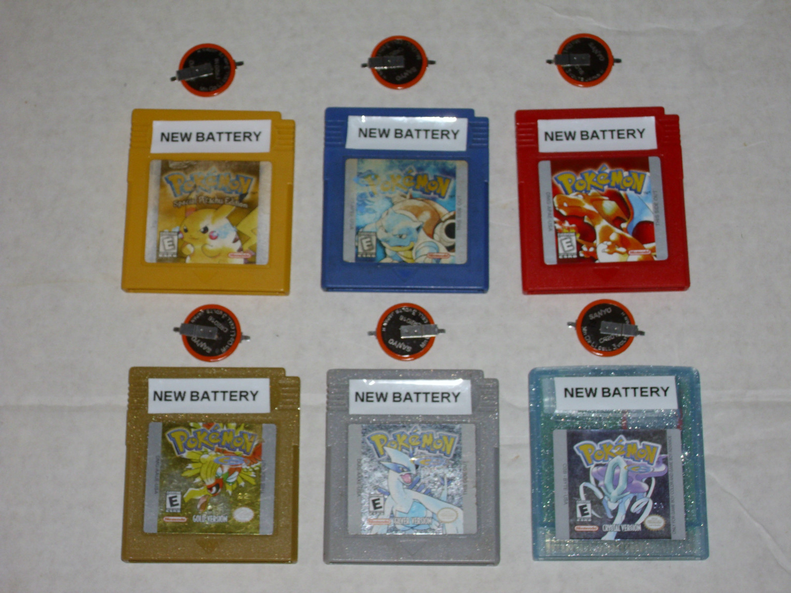 POKEMON Gold, Silver, Etc. Gameboy Advance~ANY GAME BATTERY REPLACEMENT SERVICE~