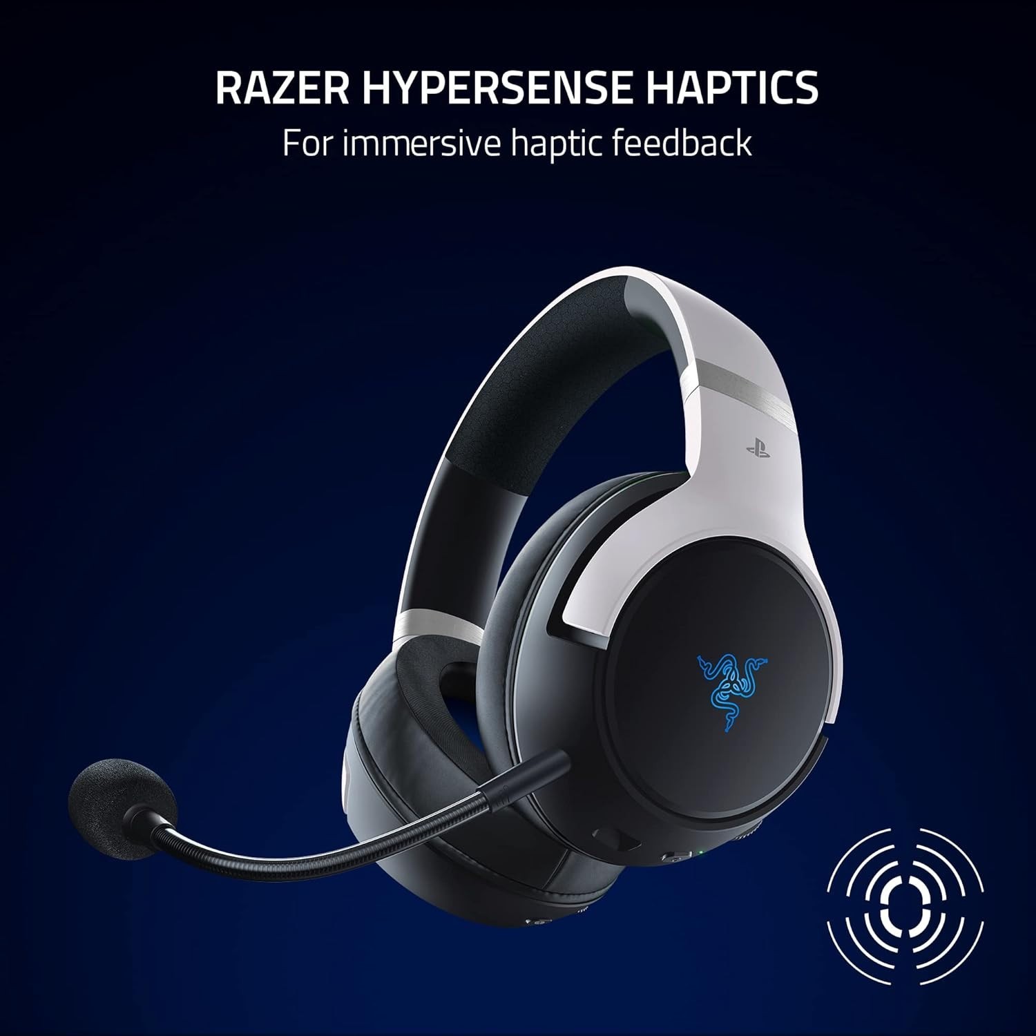 Razer Kaira Pro HyperSpeed Wireless Gaming Headset with Haptics for Ps5