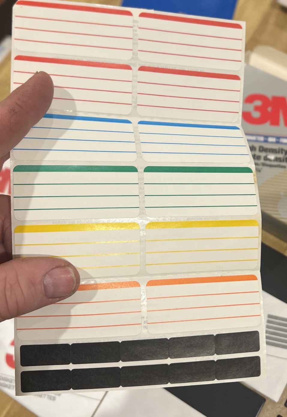 3M 5 1/4” DISKS/ DOUBLE SIDED HIGH DENSITY/ 10 DISKETTEs