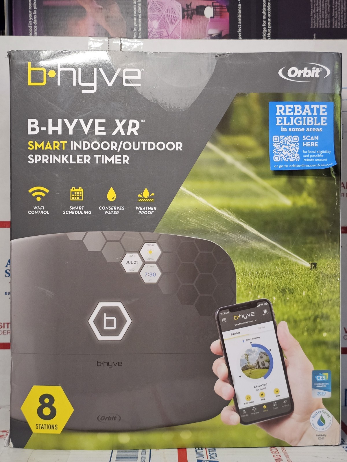 Orbit B-Hyve XR Smart 8 Zone Sprinkler Controller - Charcoal Gray