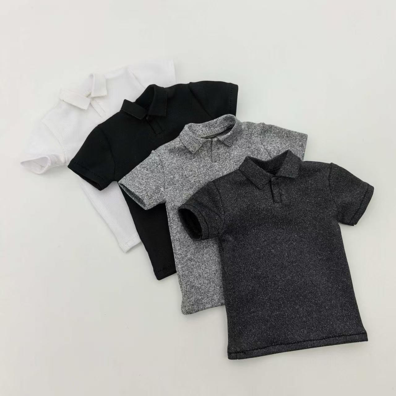 1/6 Male Fashion Polo T-Shirt Top Clothes Model For 12"Action Figure