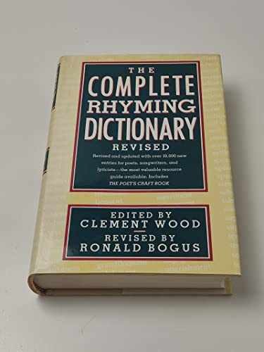 The Complete Rhyming - Hardcover, by Clement Wood; Ronald - Very Good g