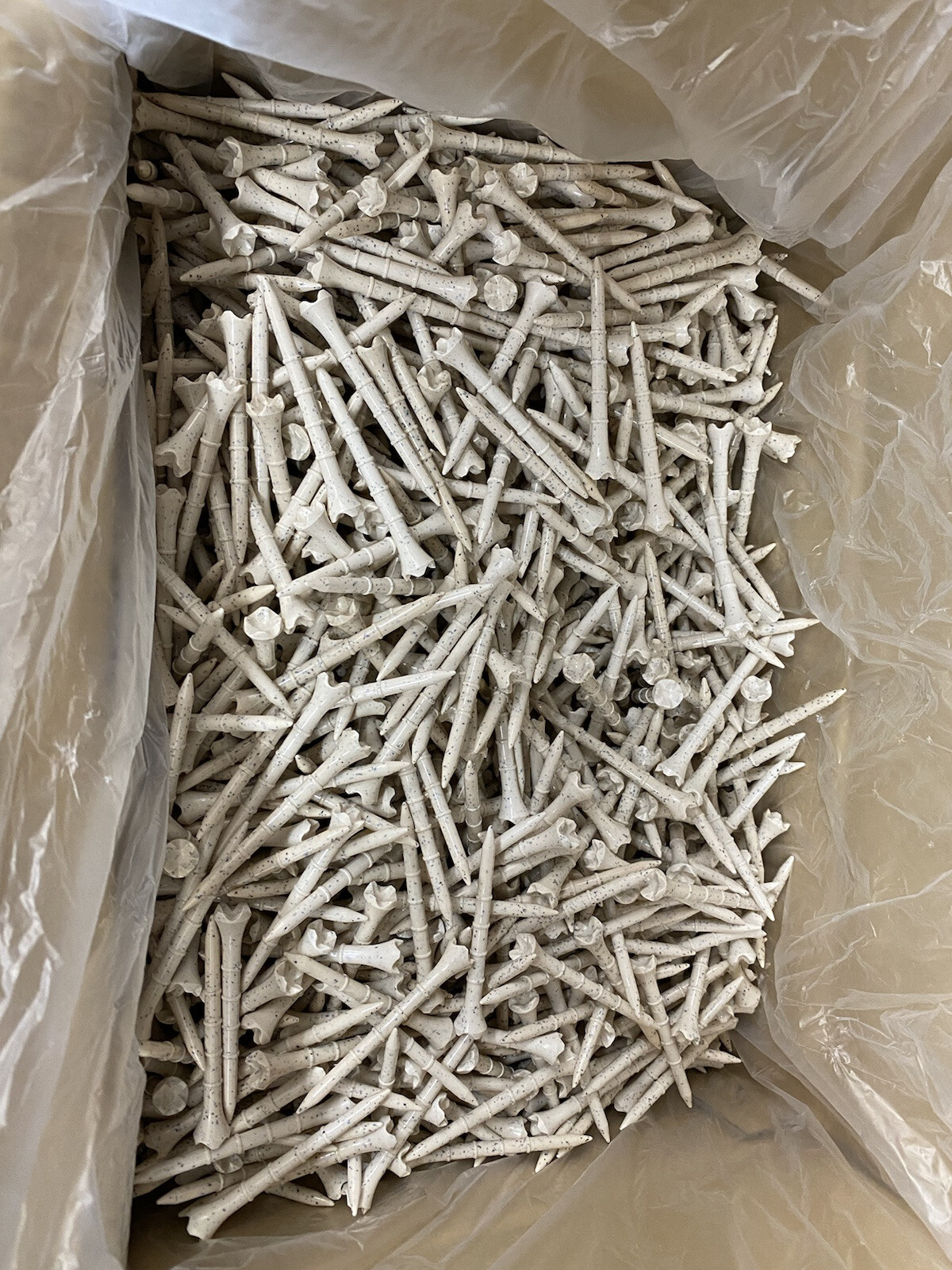 NEW Golf Tees  Pride Sports 2 3/4” Hybrid Plastic/Wood Blend Tees - Box of 5,000