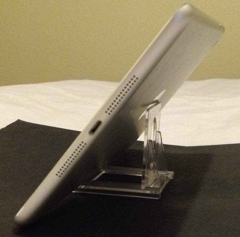 iPad Tablet Kindle Cell Phone iPhone Adjustable Display Stand Clear Acrylic