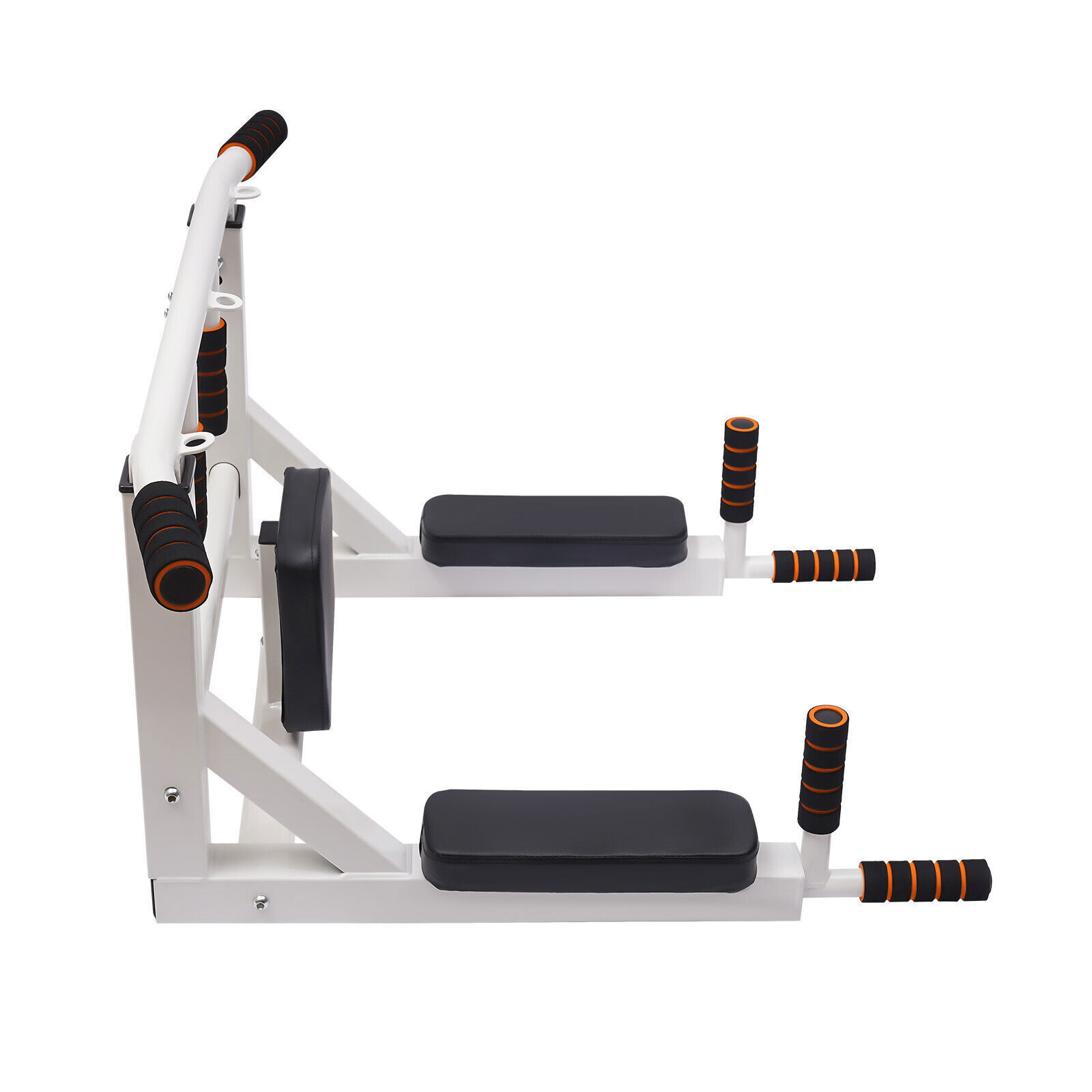 Chin Up Bar Power Pull Up Wall Mounted Home Gym Fitness Dip Station Equipment