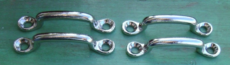 Lot of 4 Footman Loop 1 1/4" NIckel Saddles Horse Tack Harness Leather Craft