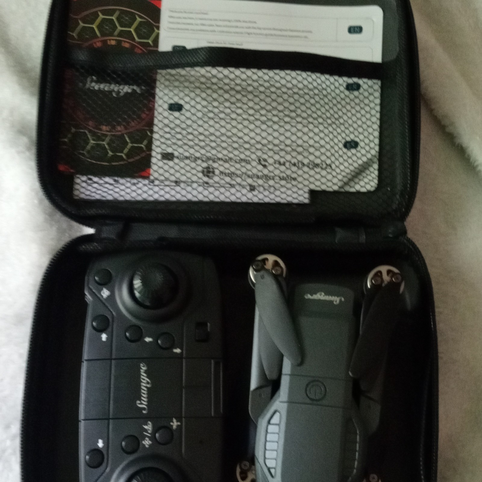 Snaptain SP510 Foldable Quadcopter Drone, Electric RTR/RTF, Black
