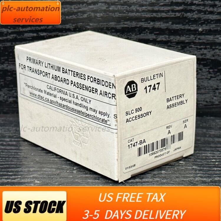1 PCS New Allen Bradley SLC PLC Battery 1747-BA SANYO SLC PLC SLC500 IN US STOCK