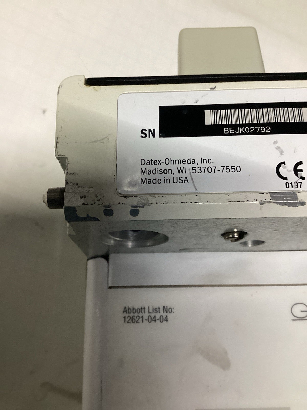 Datex-Ohmeda Tec 7 Sevoflurane Anesthesia Vaporizer