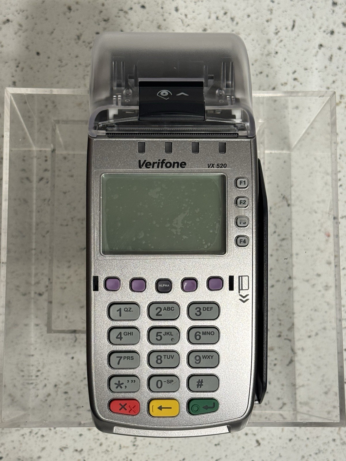 Verifone VX 520 CTLS Credit Card Machine missing manual New Open Box
