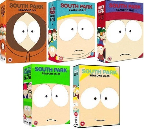 South Park : Complete TV Series Season 1-26 (DVD 65-Disc Box Set) Region 1.