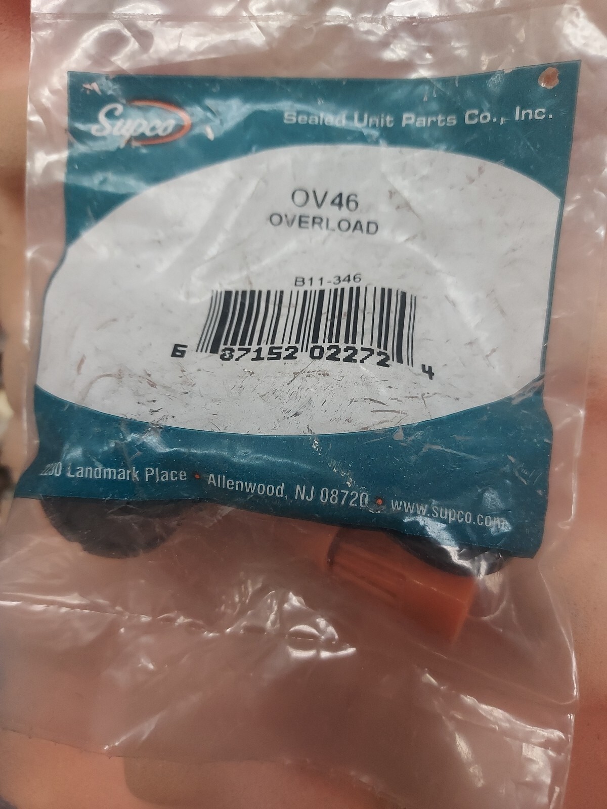 Supco Replacement Overload Kit OV46 New Old Stock