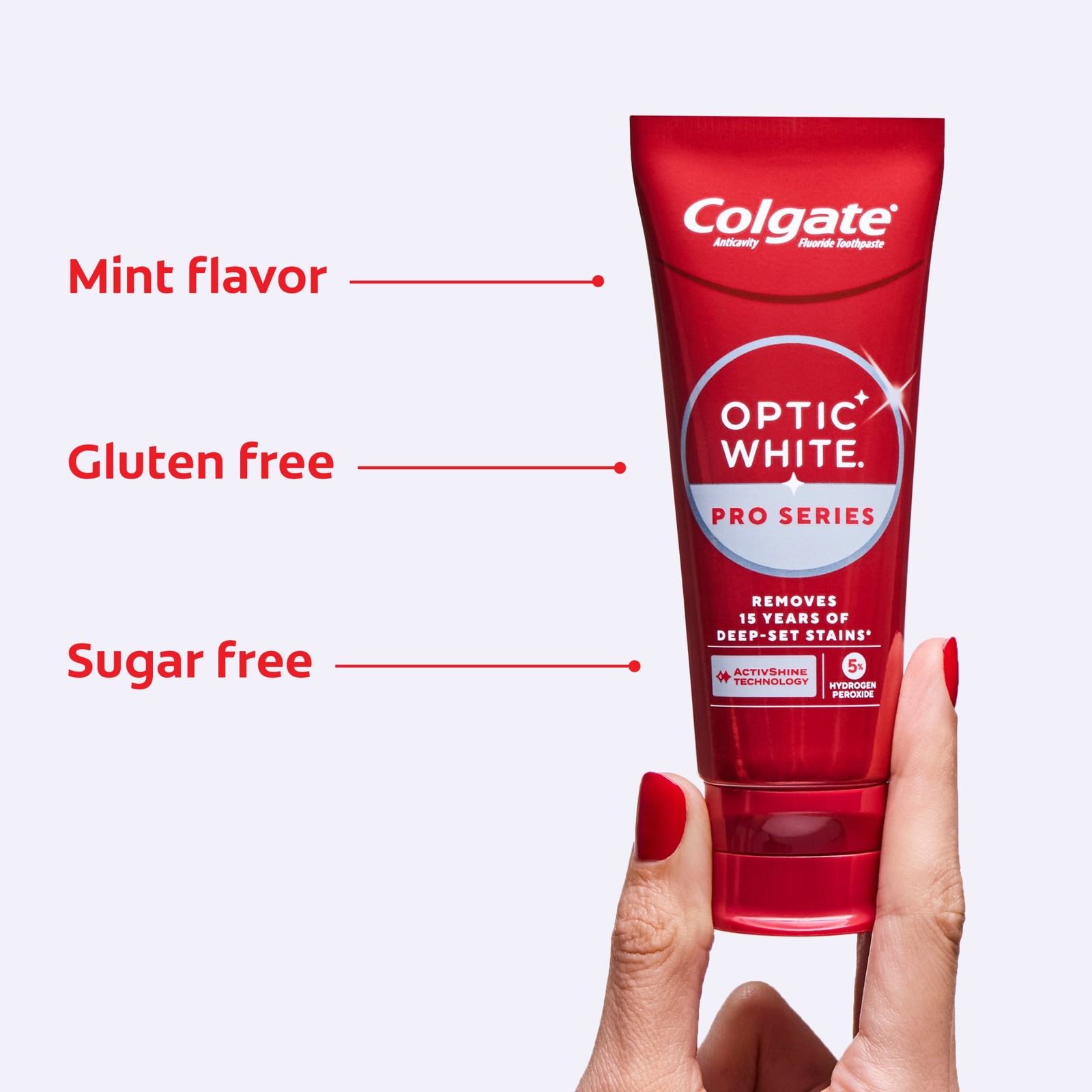 Colgate Optic White Pro Series Express White Toothpaste with 5% Hydrogen