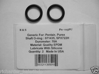 2 Purex,Hayward, Pentair O-Rings/ ECX2899A,SPX722H,071435 / R&S 113PU/EPDM Mat