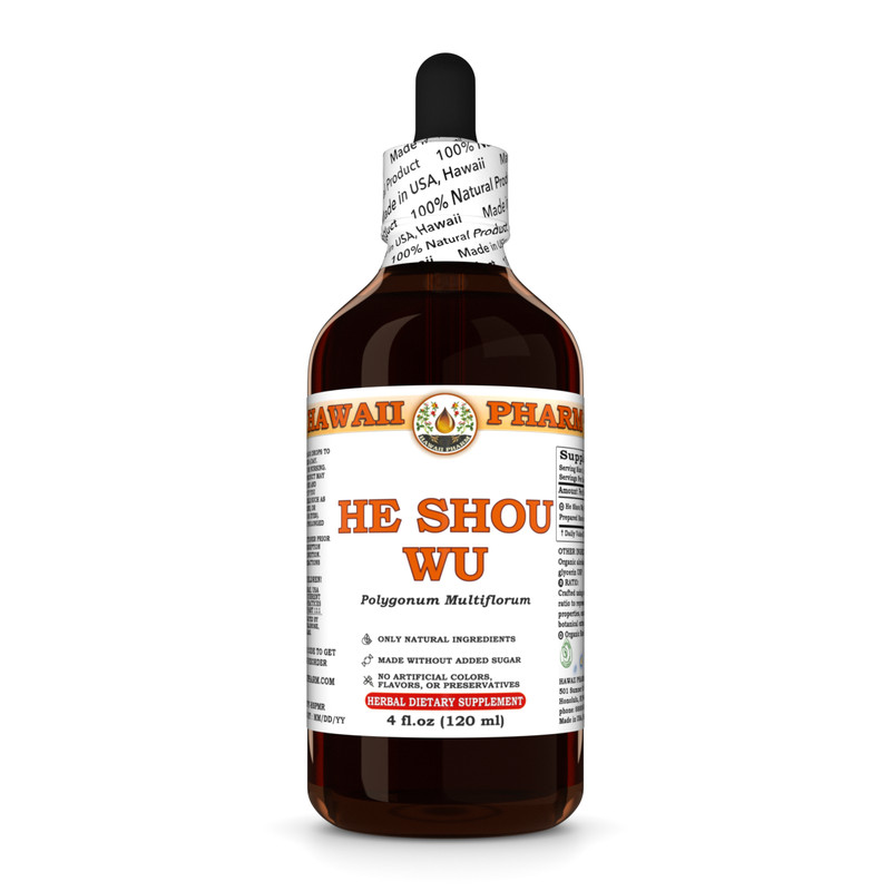 He Shou Wu / Fo Ti (polygonum Multiflorum) Prepared Root Liquid Herbal Extract
