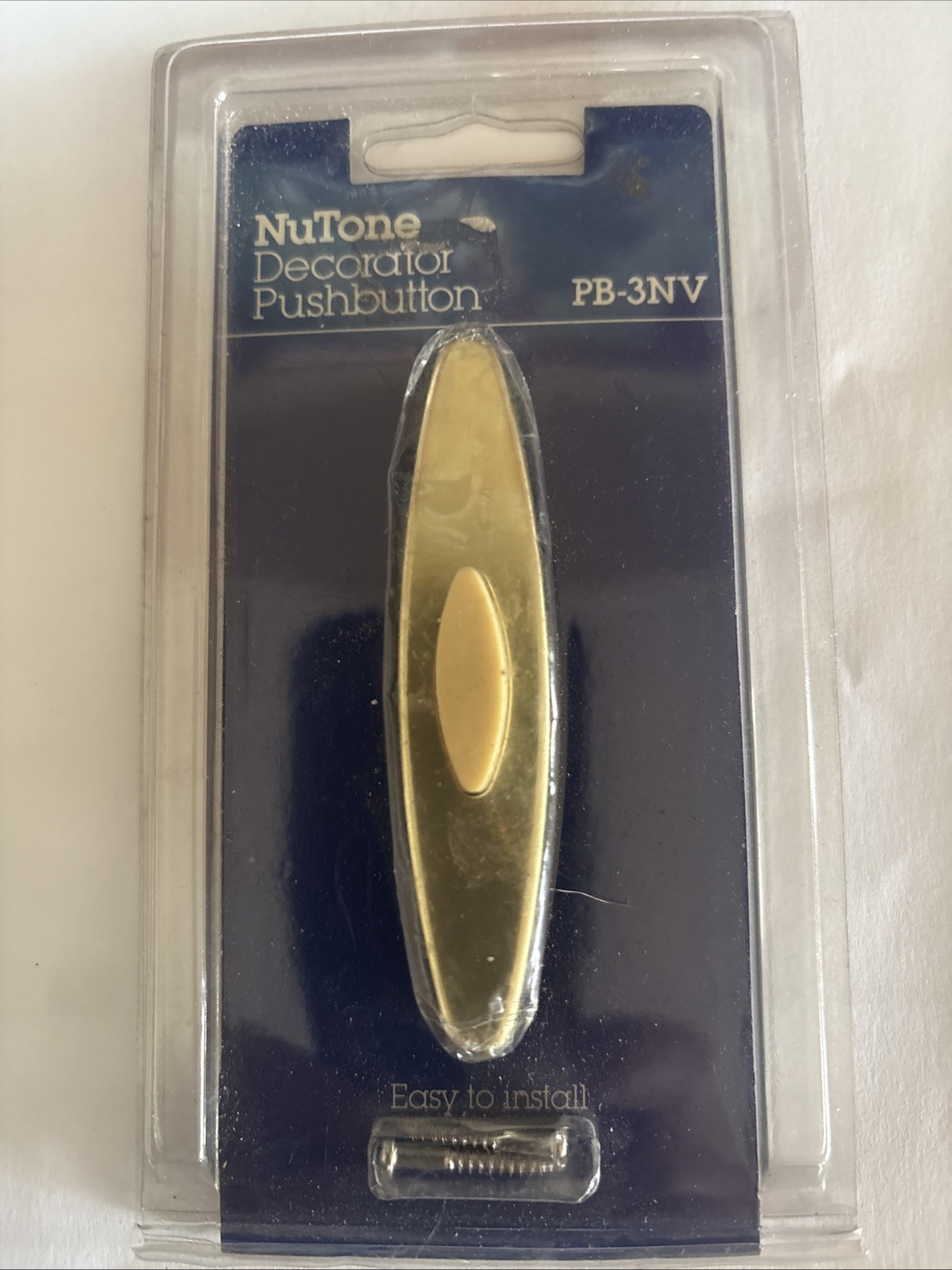 Nutone Decorator Push button Model PB-3NV
