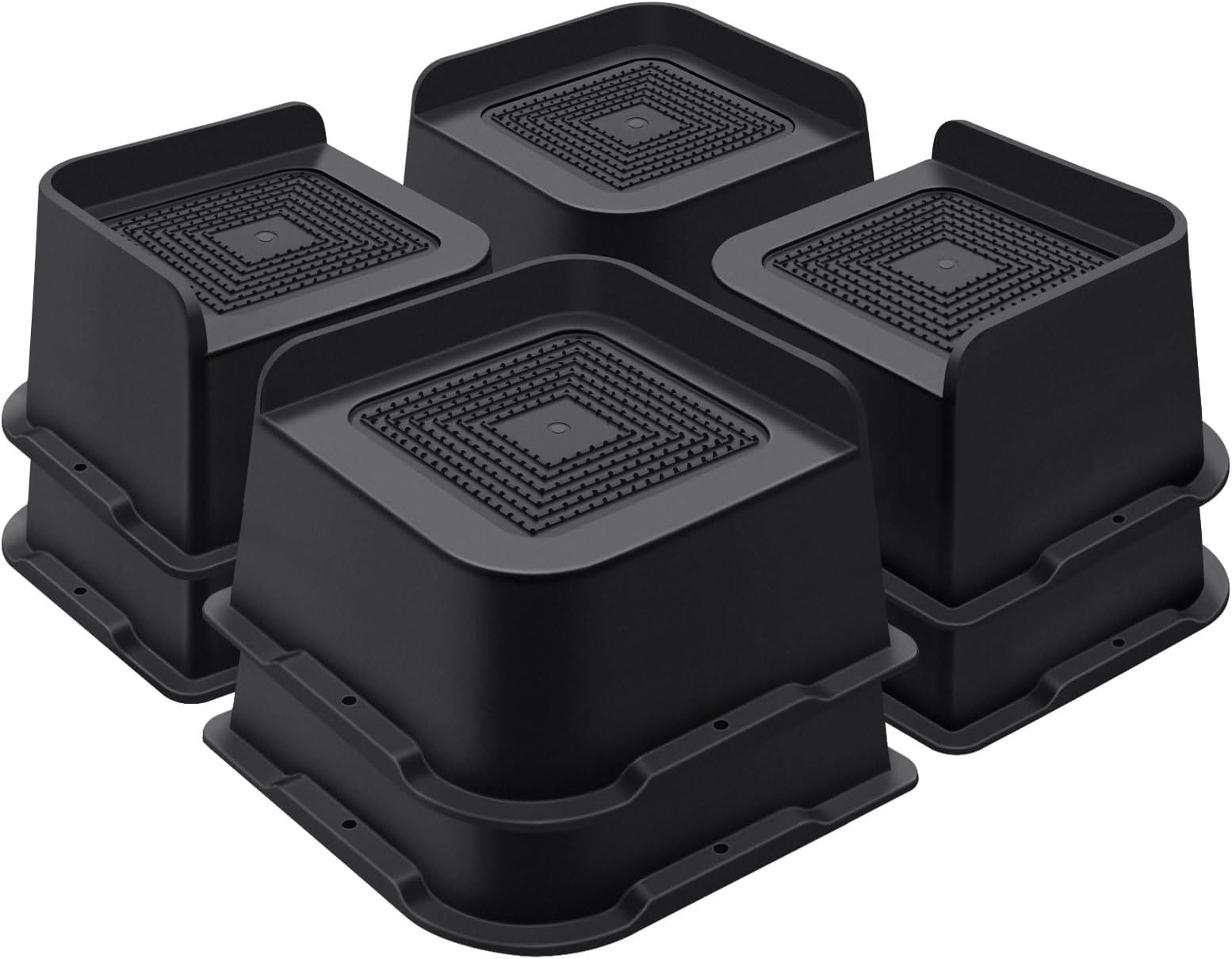 ANNKUT Bed Risers 3 Inch Heavy Duty, Furniture Risers for Bed Desk Table Sofa...