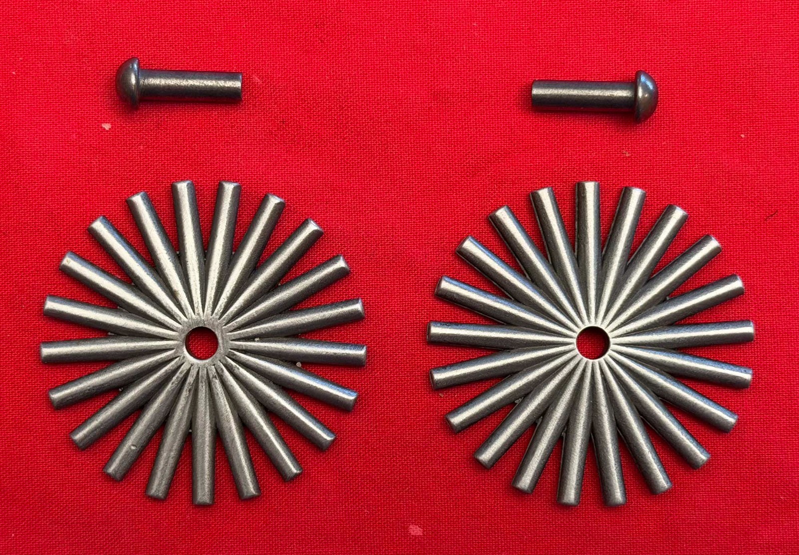 BRAND NEW 2" 21-Point COWBOY VAQUERO Fancy SPUR ROWELS & Pins