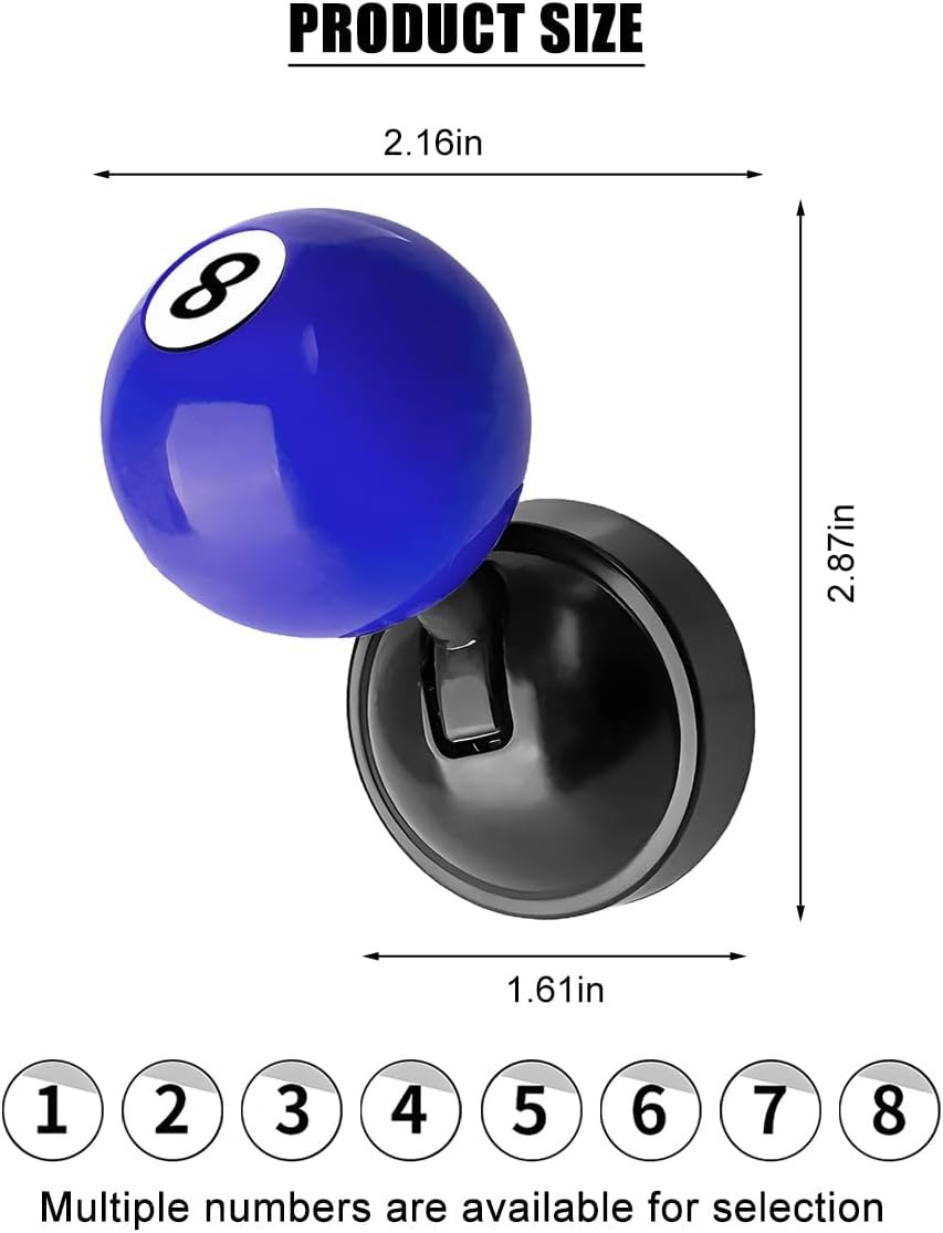 Car Joystick Push Start Button Cover, Vehicle Engine Start Stop Blue/Black
