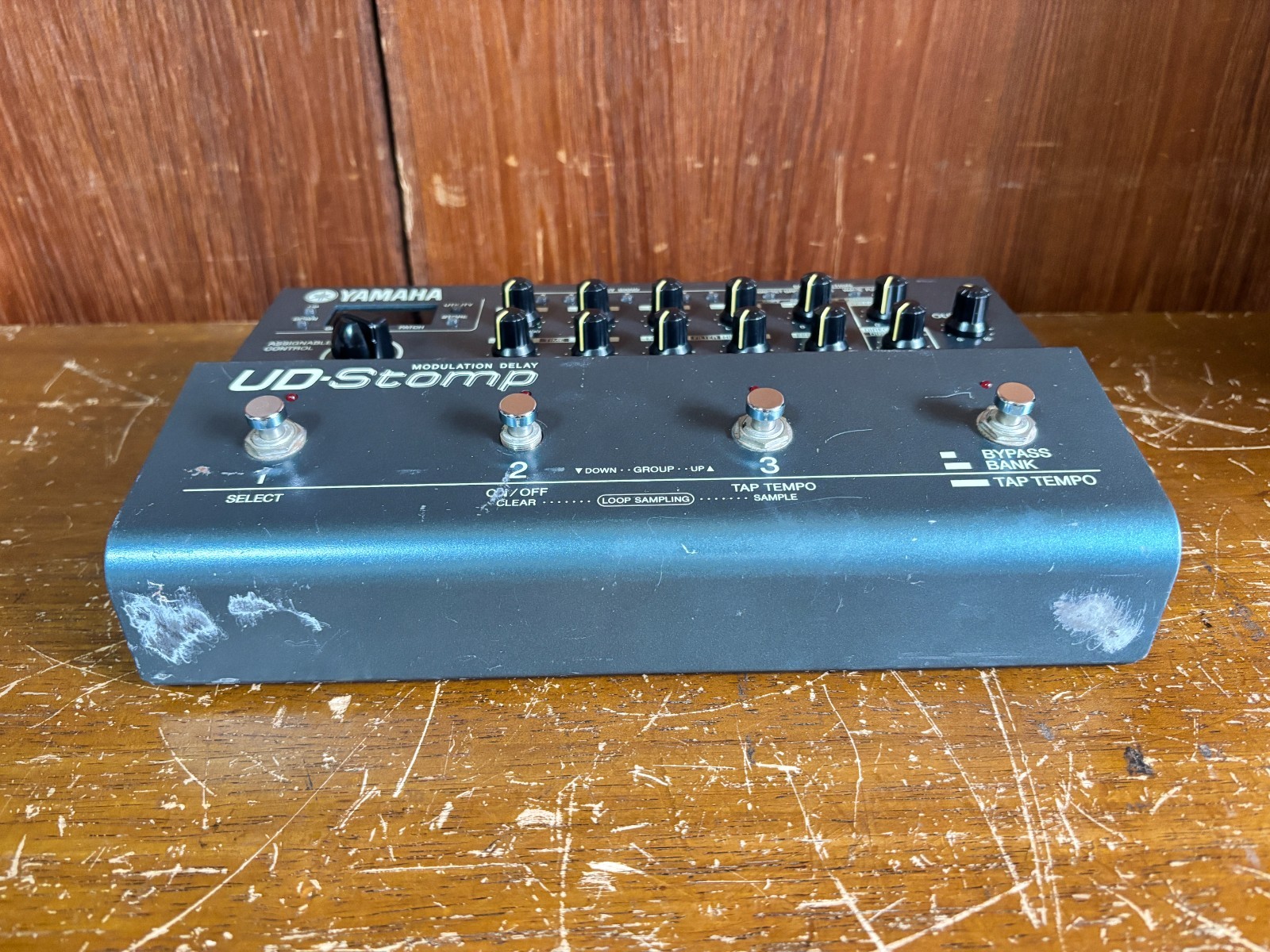 Yamaha UD Stomp MODULATION DELAY w/ power supply Allan Holdsworth