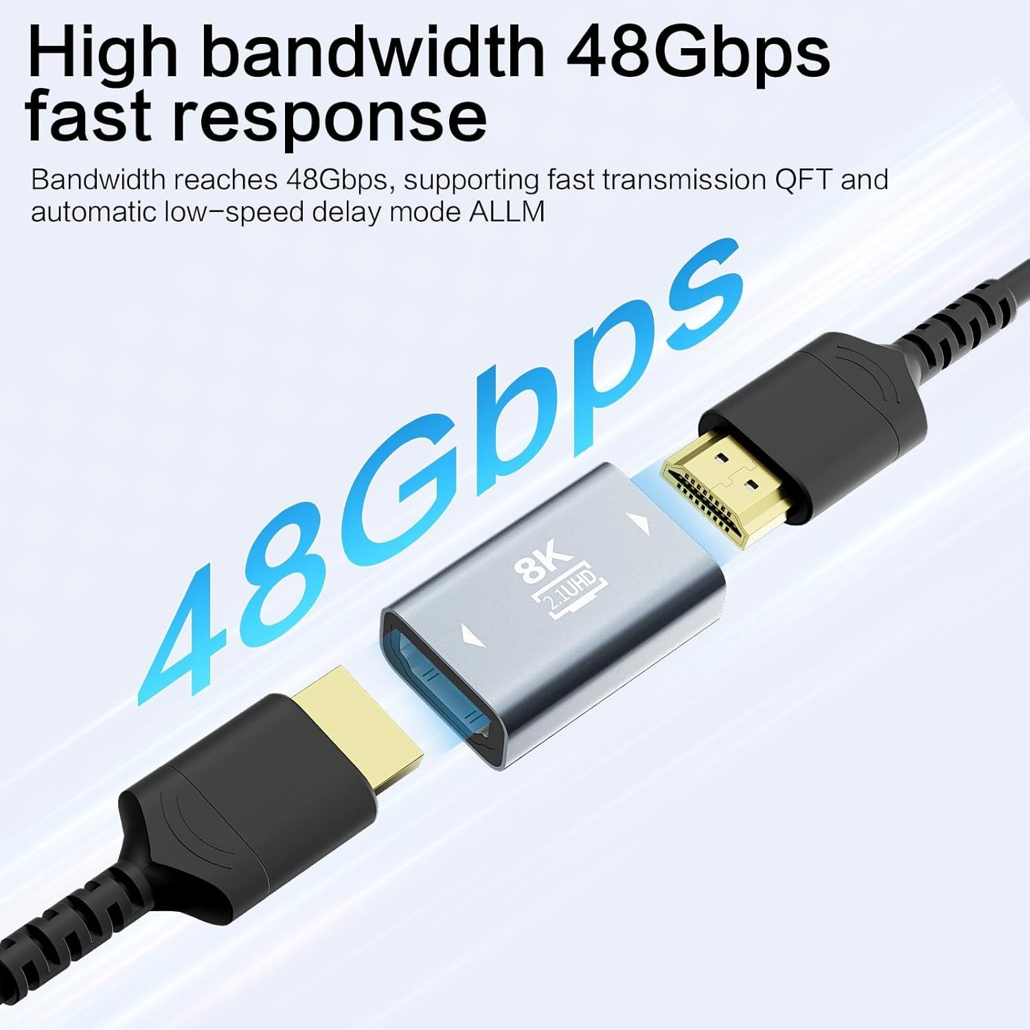 8K HDMI Coupler Set - 4-Pack for Ultimate Compatibility & Performance