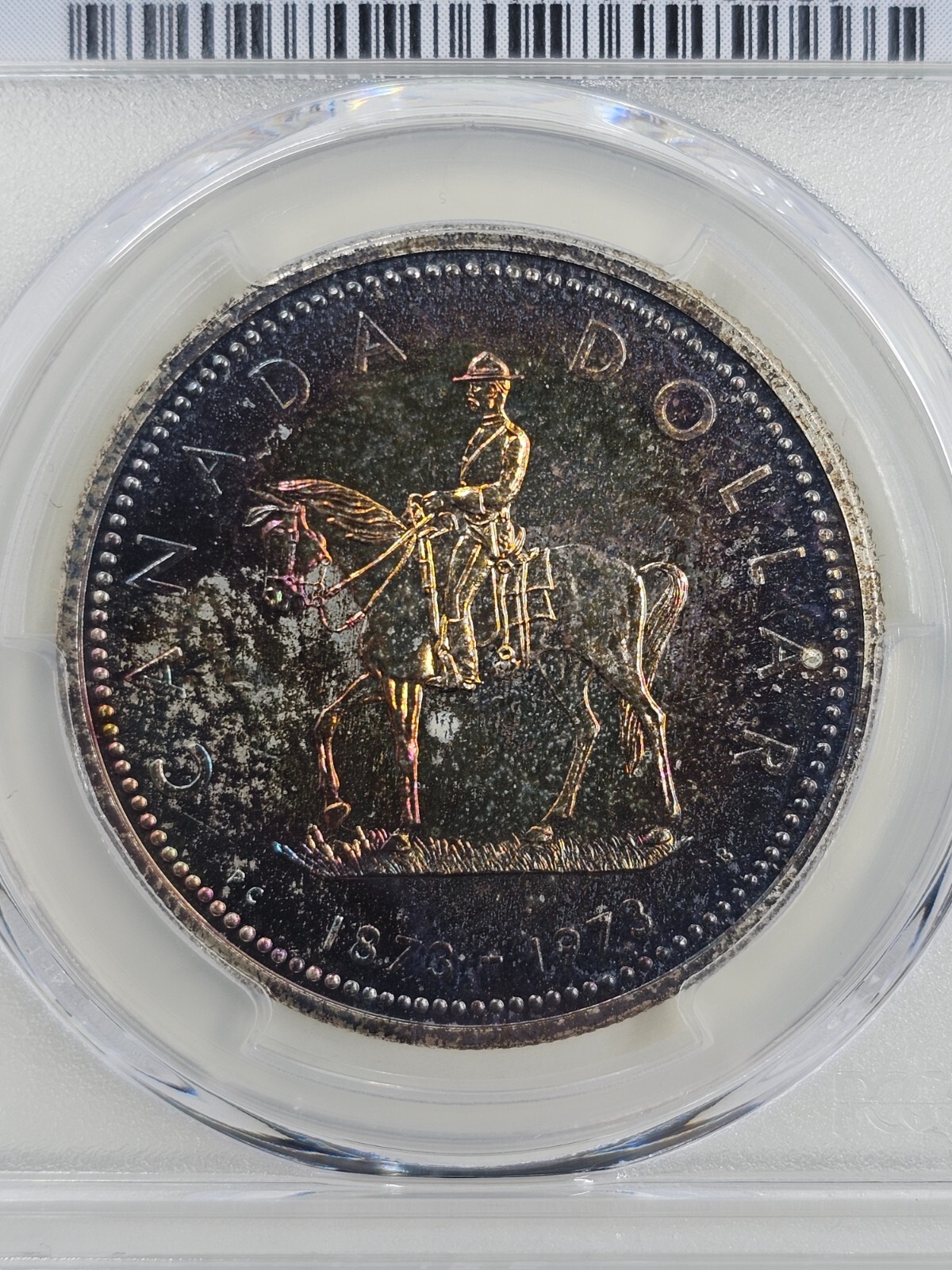 1973 S$1 PCGS SP63 Canada RCMP Ag