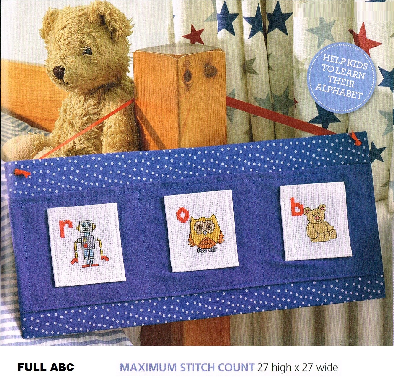 PLAYROOM ABC  CROSS STITCH PATTERN ONLY  EQ - REE