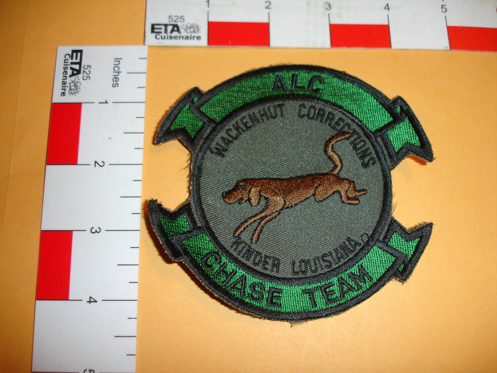 Vintage Police Patch ALC Wackenhut Corrections inder Louisiana CHASE TEAM