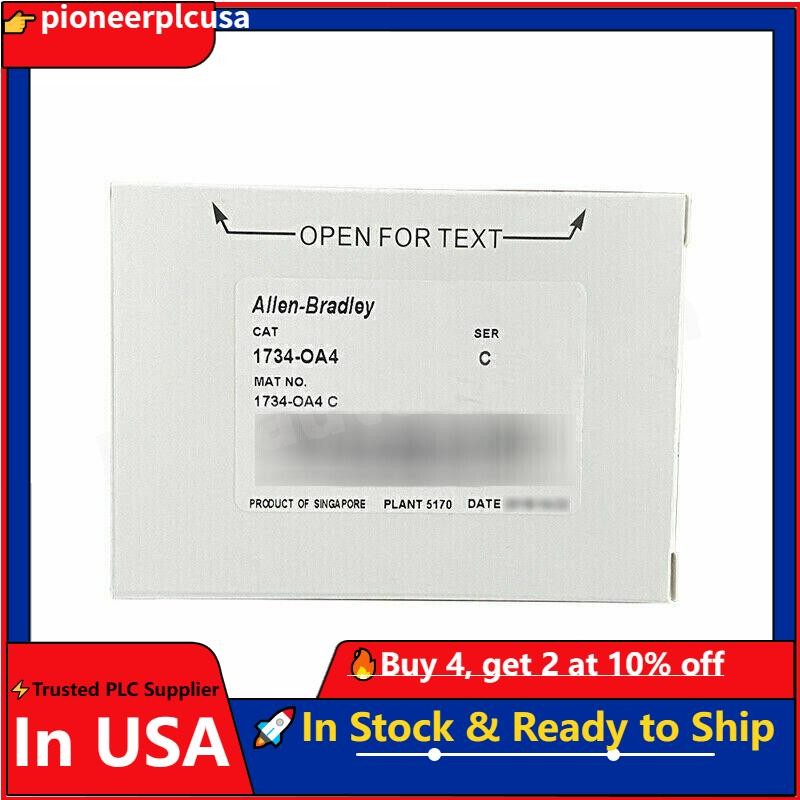 New Sealed AB 1734-OA4 I/O 4 Point Digital Output Module AB 1734OA4 US Free Tax