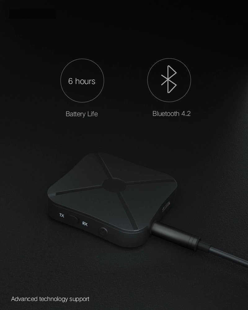 2in1 Bluetooth Transmitter Receiver Wireless Adapter TV Home Stereo A2DP Audio