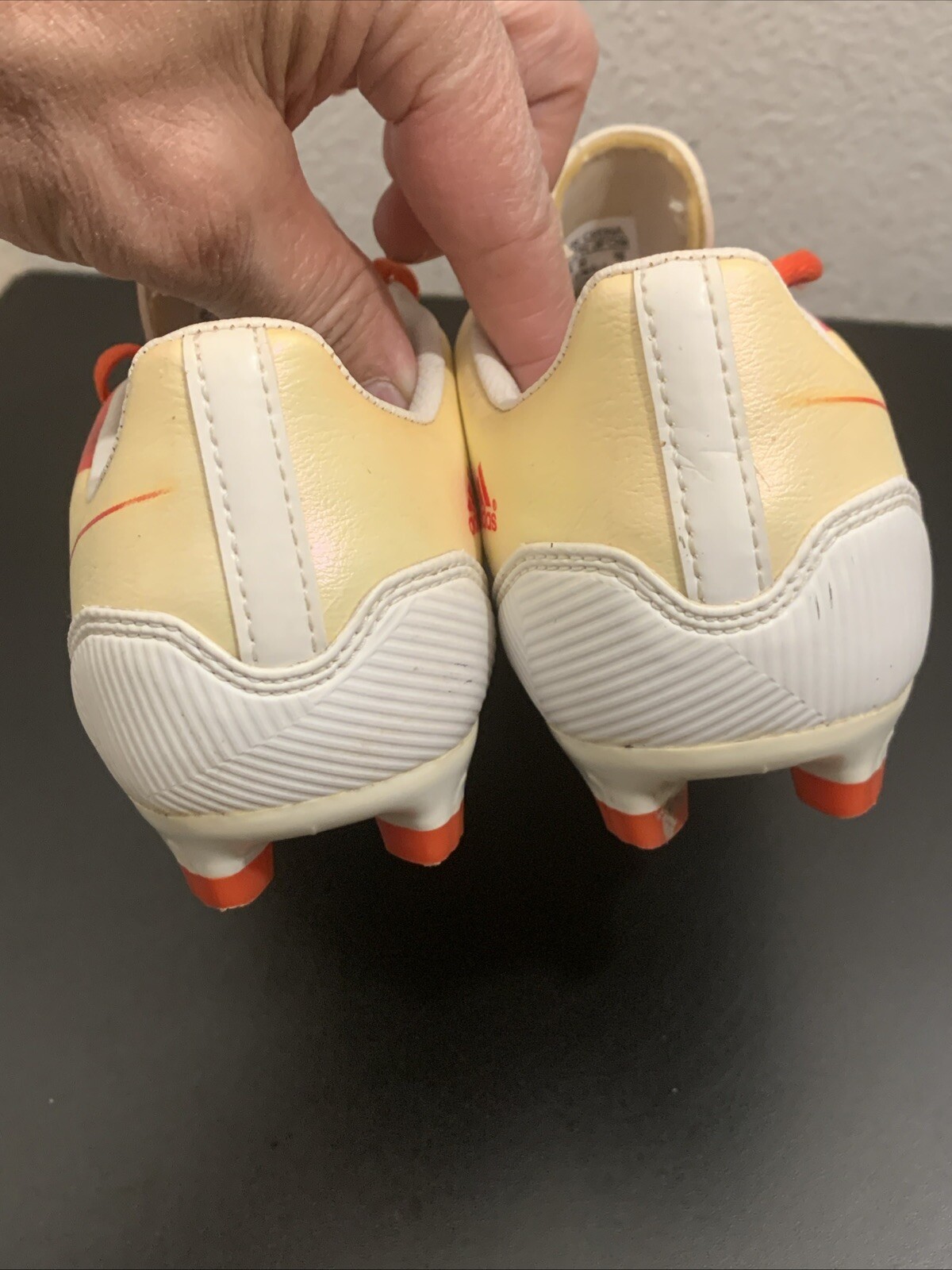 Adidas Messi F30 TRX FG Soccer Cleats White Red Black [G65393 Size 1