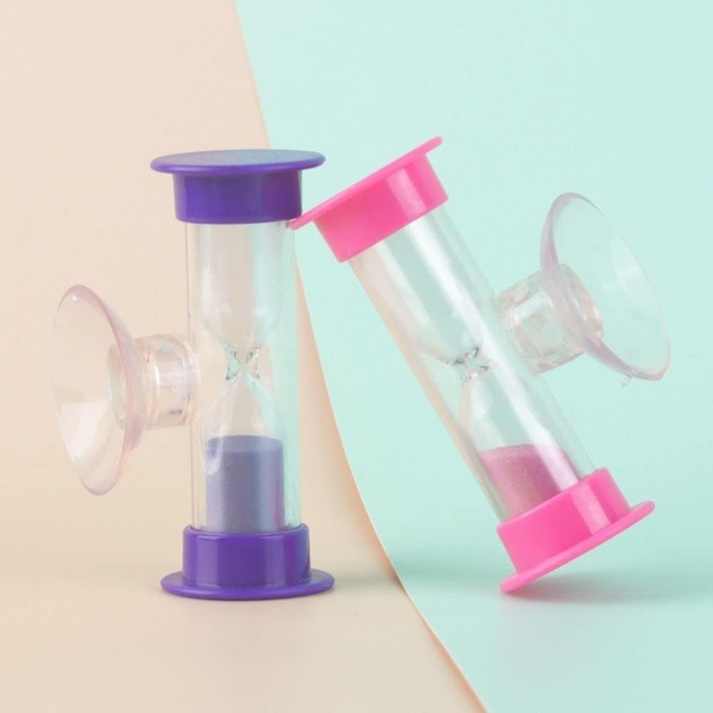 2pcs Blue Toothbrush Timer for 2mins Sand Clock Timer 2 Minute Sand Timer, Pl...
