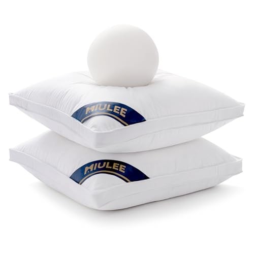 26x26 Feather Down Pillow Inserts with Gusset Bed 26x26 Inch (Pack of 2)