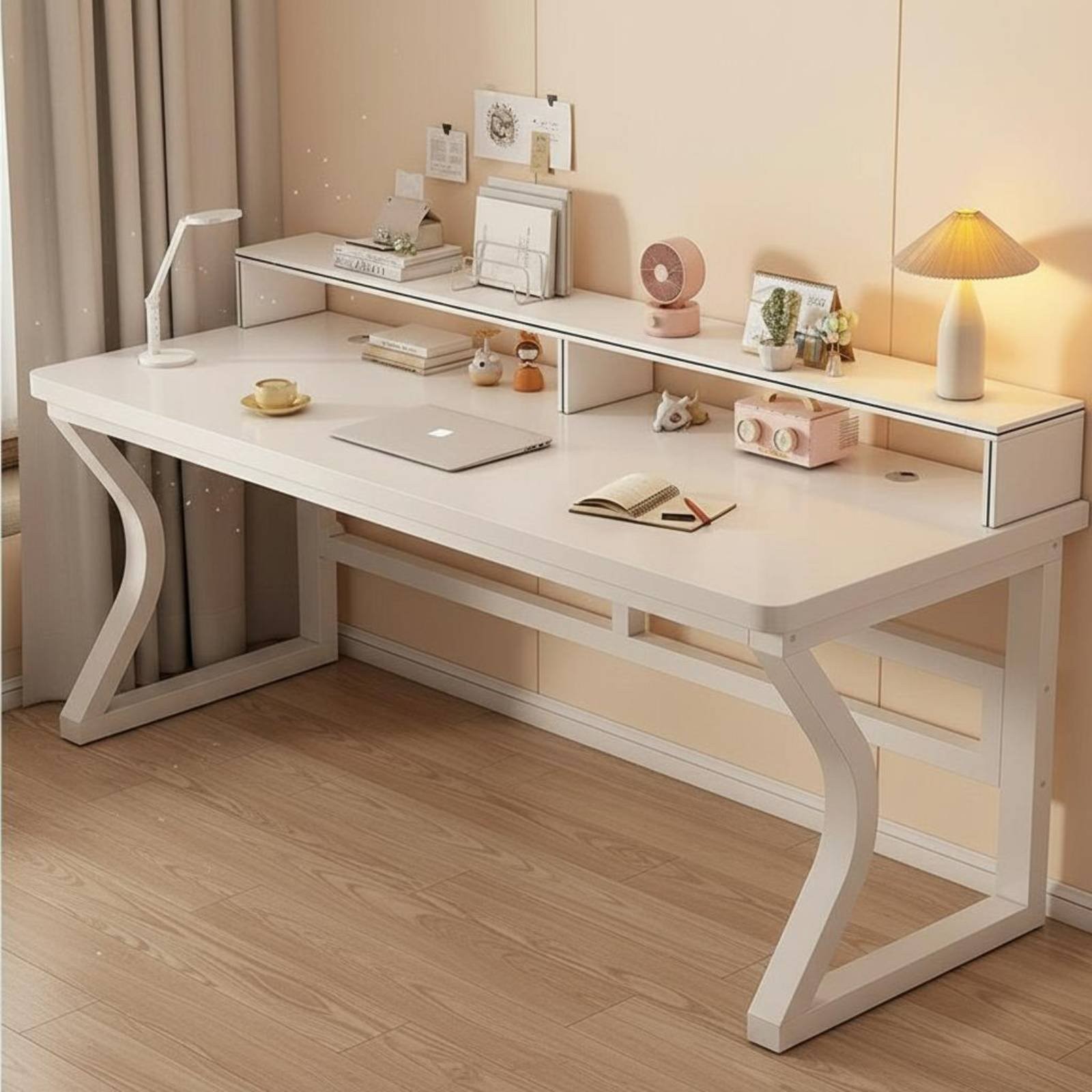 Computer Desk Solid Wood for Students, Workers