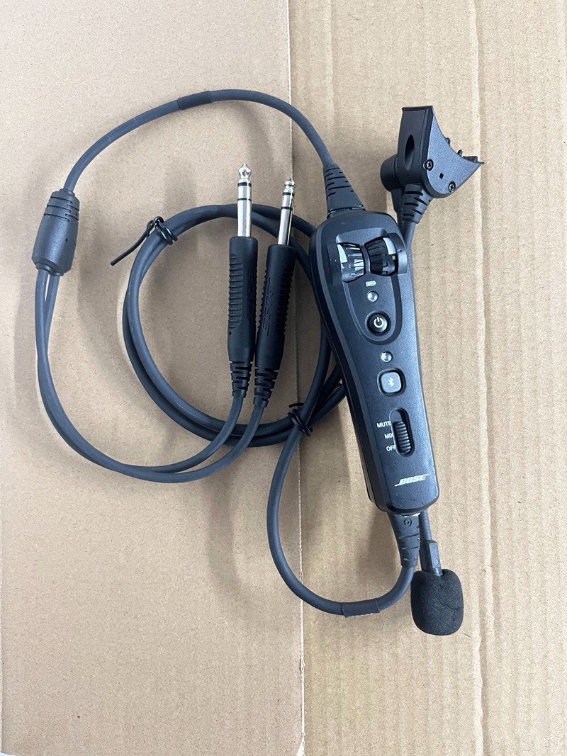 Bose A20 Bluetooth Control Module +Triple Cable + Mic + Dual GA Twin Plug Adapte