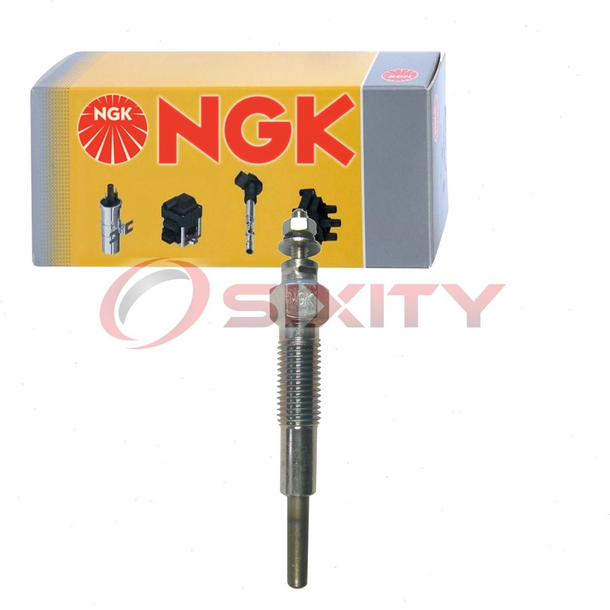 NGK 1229 Y-107R Glow Diesel Glow Plug for S501-18-140A 80020 80015 250202089 mv