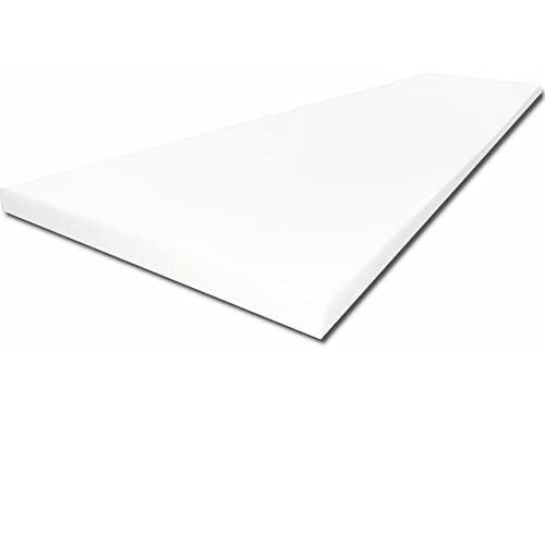 High Density 1 inch Thick 30 inch Wide 72 inch Long Upholstery Foam Cushion R...