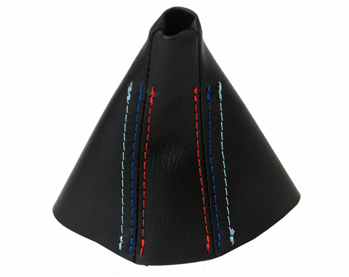 Automatic Shift Boot Cover Leather for BMW E38 1995-2001 Black M Type Stitch